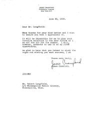 Jesse Crawford Letter